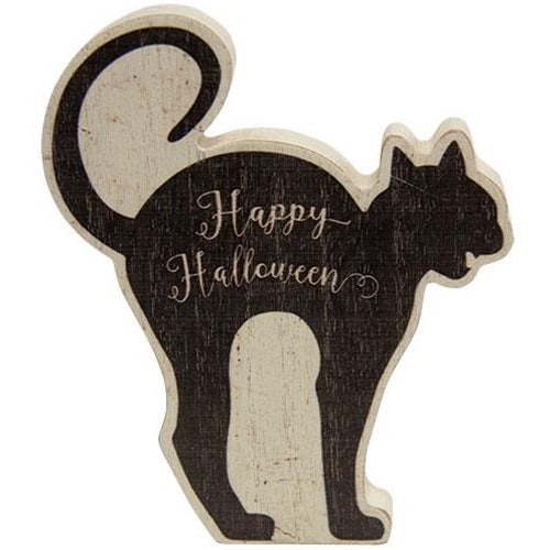 💙 Happy Halloween Black Cat Chunky Sitter