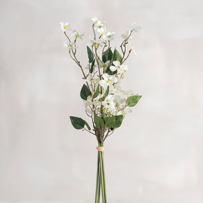 💙 Dogwood Blossom 20" Faux Floral Bouquet