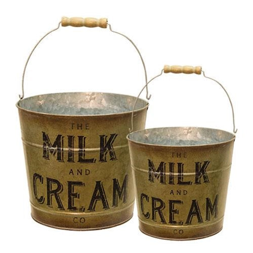 💙 Set of 2 The Milk & Cream Co Buckets
